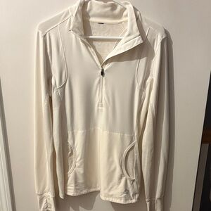 RBX Cream Long Sleeve Quarter-Zip